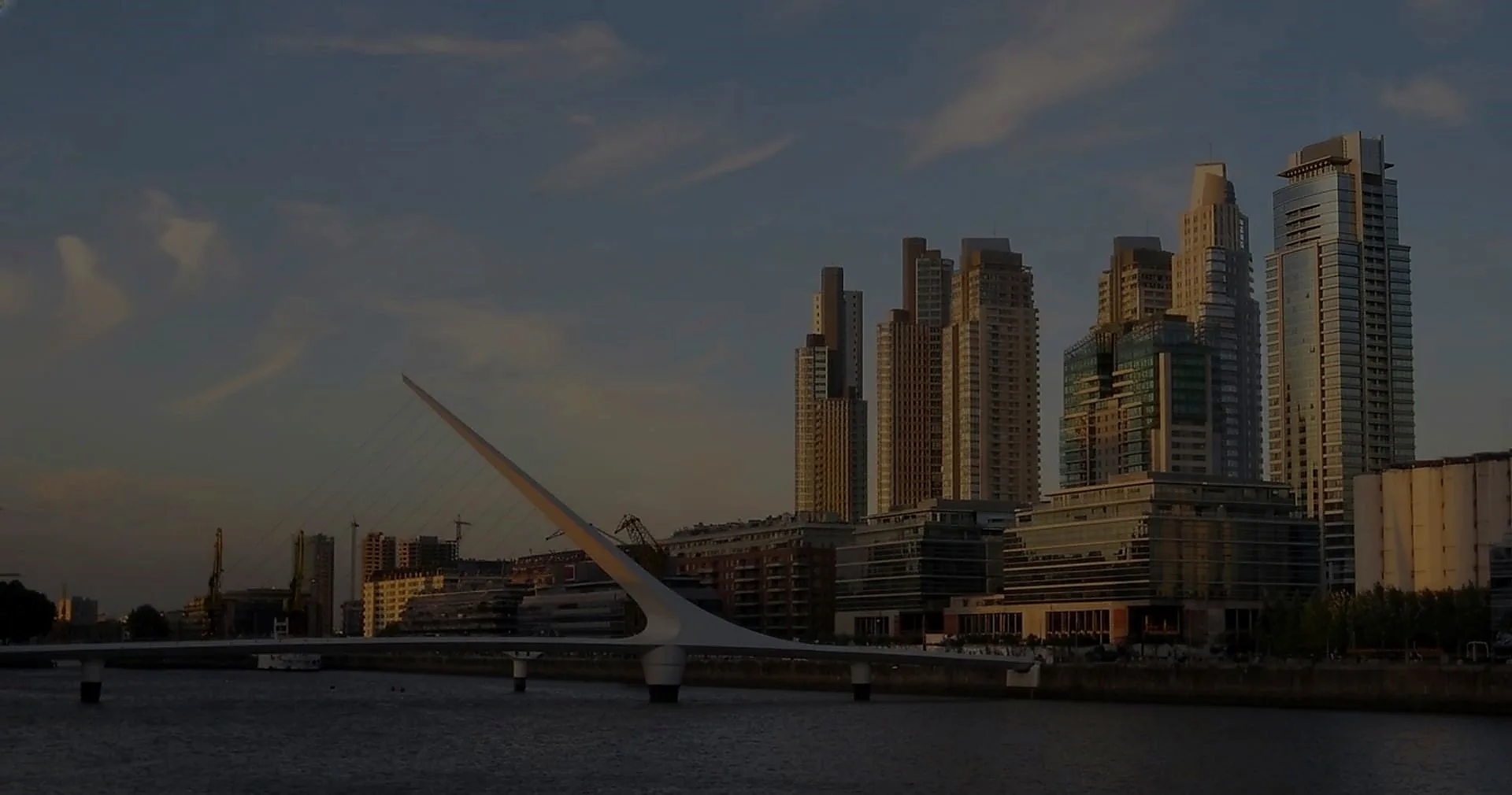 Puerto Madero & Puente de la Mujer, Buenos Aires